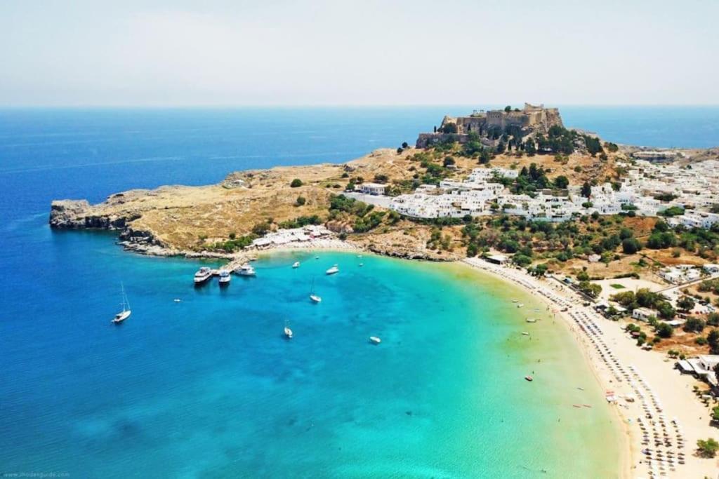 Aleyna House Lindos Area Villa Dış mekan fotoğraf