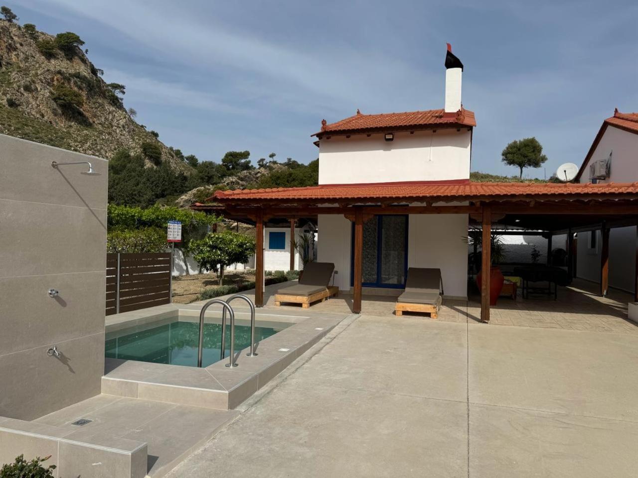 Aleyna House Lindos Area Villa Dış mekan fotoğraf